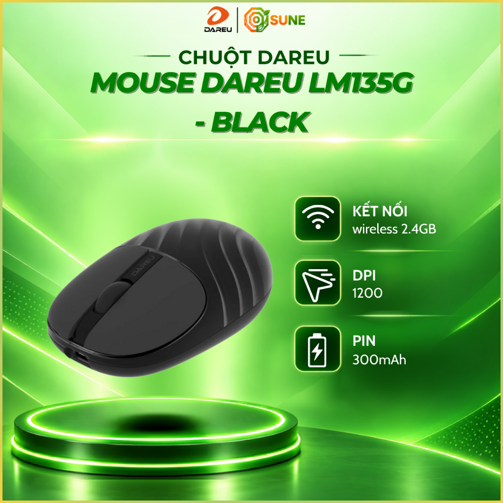 Chuột DAREU LM135G | Mouse DAREU LM135G | Chuột Máy Tính Cho Laptop PC | Chuột Văn Phòng