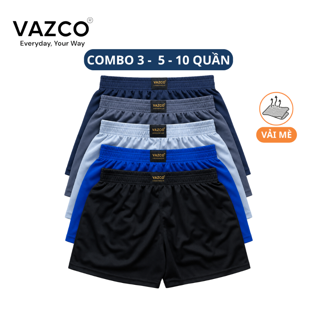 Combo 3-5-10 quần ngủ nam nữ vải mè vazco [q27me], quần mặc nhà unisex thoáng…