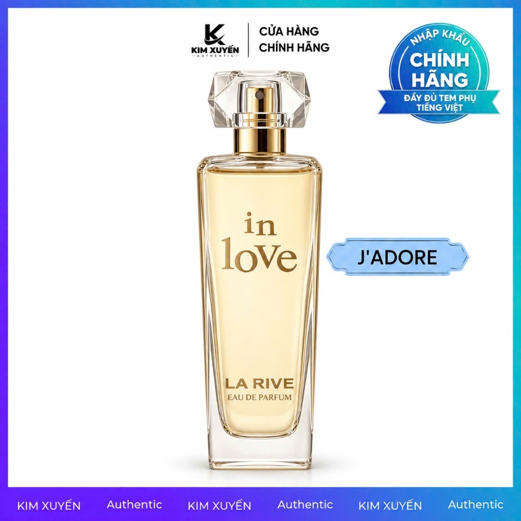 [IN LOVE] Nước hoa La Rive In Love For Woman EDP 90ML - J'ADORE