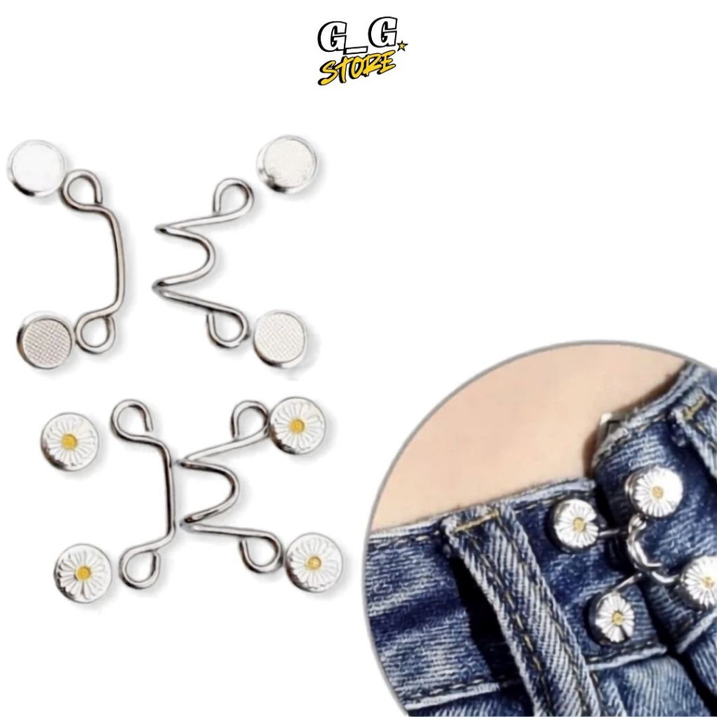 Cúc Cài Mở Rộng Eo Quần – Nút Tăng Size Quần Jean, Không Cần May Vá - GGStore