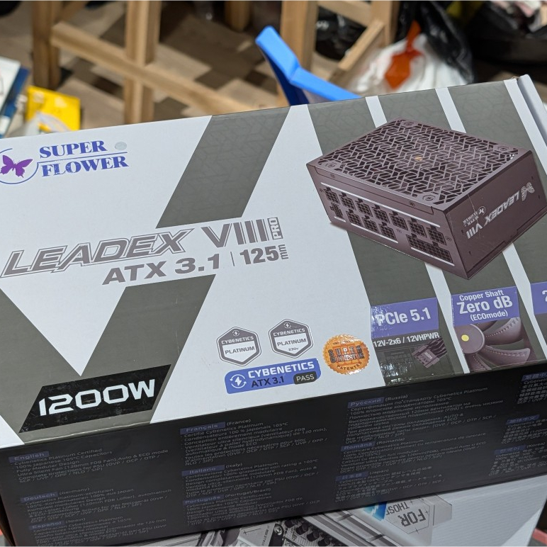 Nguồn máy tính SuperFlower LEADEX VIII Platinum Pro 1200W ATX3.1