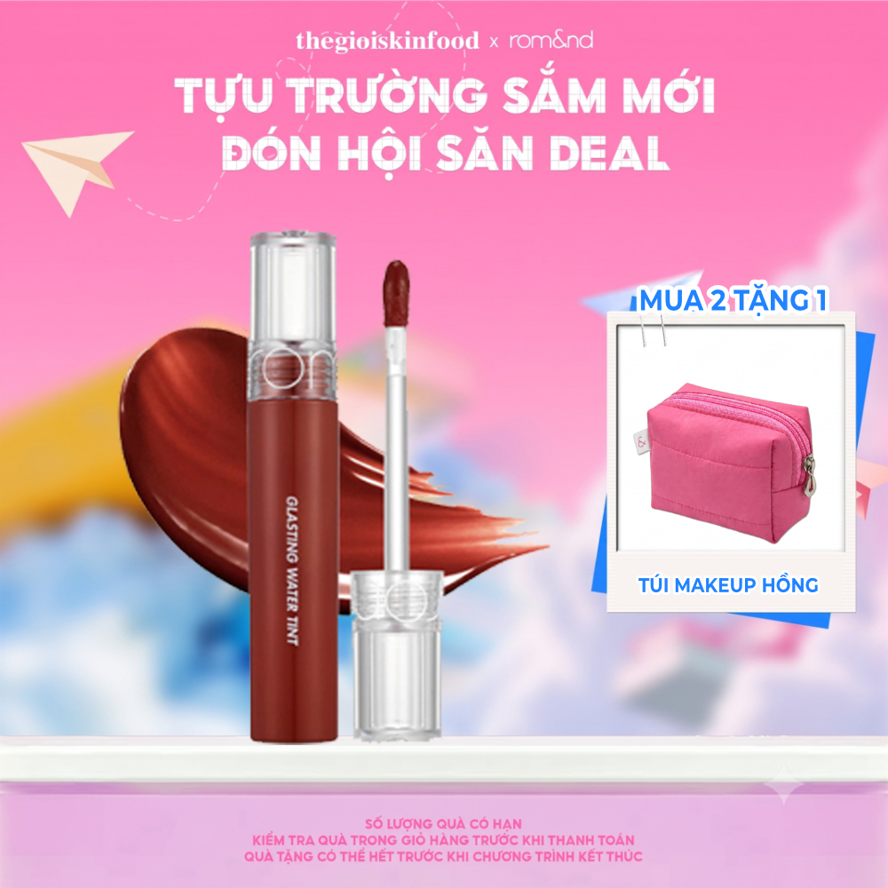 Son Tint Nước Romand Lâu Trôi, Căng Mọng Glasting Water Tint 4g ThegioiSkinfood