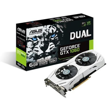 Card màn hình ASUS Dual GTX 1060 OC 6GB GDDR5