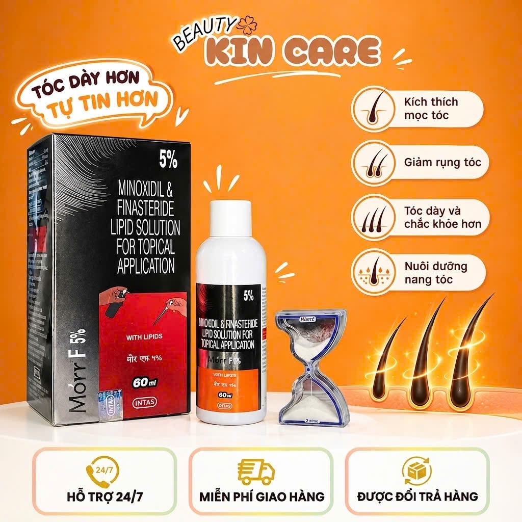 Dung Dịch M.O.R.R F5 Hỗ Trợ Cho Tóc 60ML (Morr F5 5%)