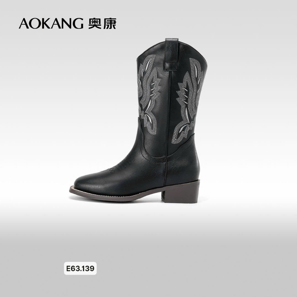 #AOKANG – BOOT COWBOY NỮ CỰC CHẤT  M1609 E63.139
