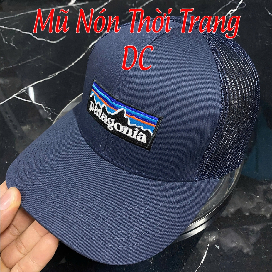 (Mua 1 Tặng 1 Nón) Nón Lưỡi Trai Phối Lưới In Logo Patagonia thoáng mát Phong Cách Trẻ Trung Cực Chấ