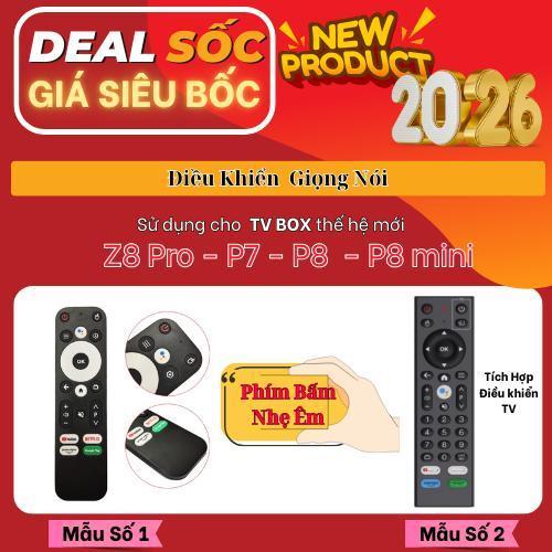 Điều khiển  tìm kiếm giọng nói BOX Z8 Pro - P7 - P8 - Tìm Kiếm Giọng Nói 1 chạm dễ dàng sử dụng