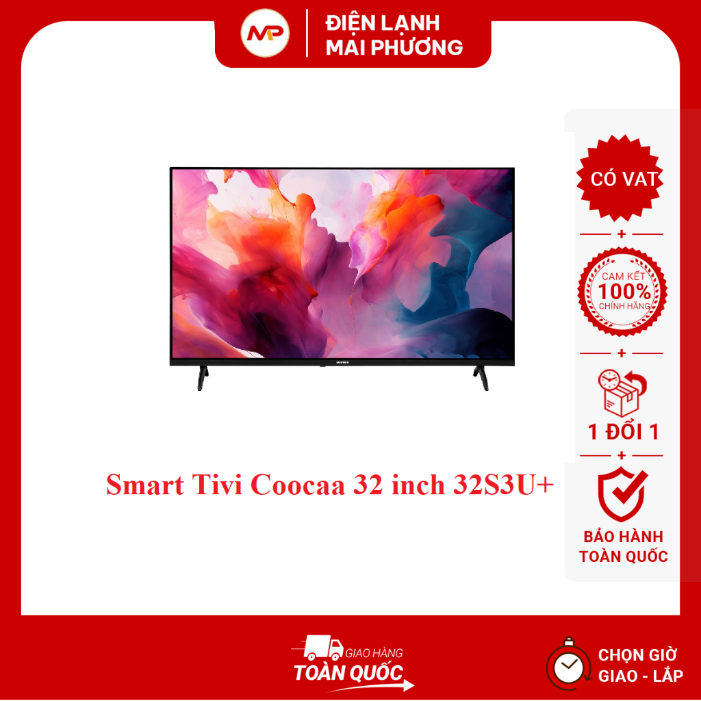 Smart Tivi Coocaa 32 inch 32S3U+ - Bảo hành 2 năm c