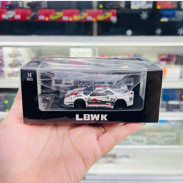 Mô hình xe Ferrari F40 LBWK Martini tỉ lệ 1:64 Star model OT64713
