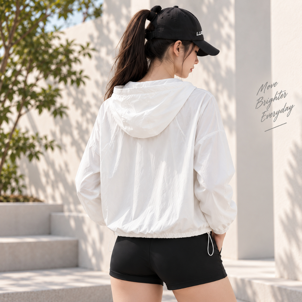 AG1 — Áo Khoác Chống Nắng Nữ 2 Lớp Có Mũ 2