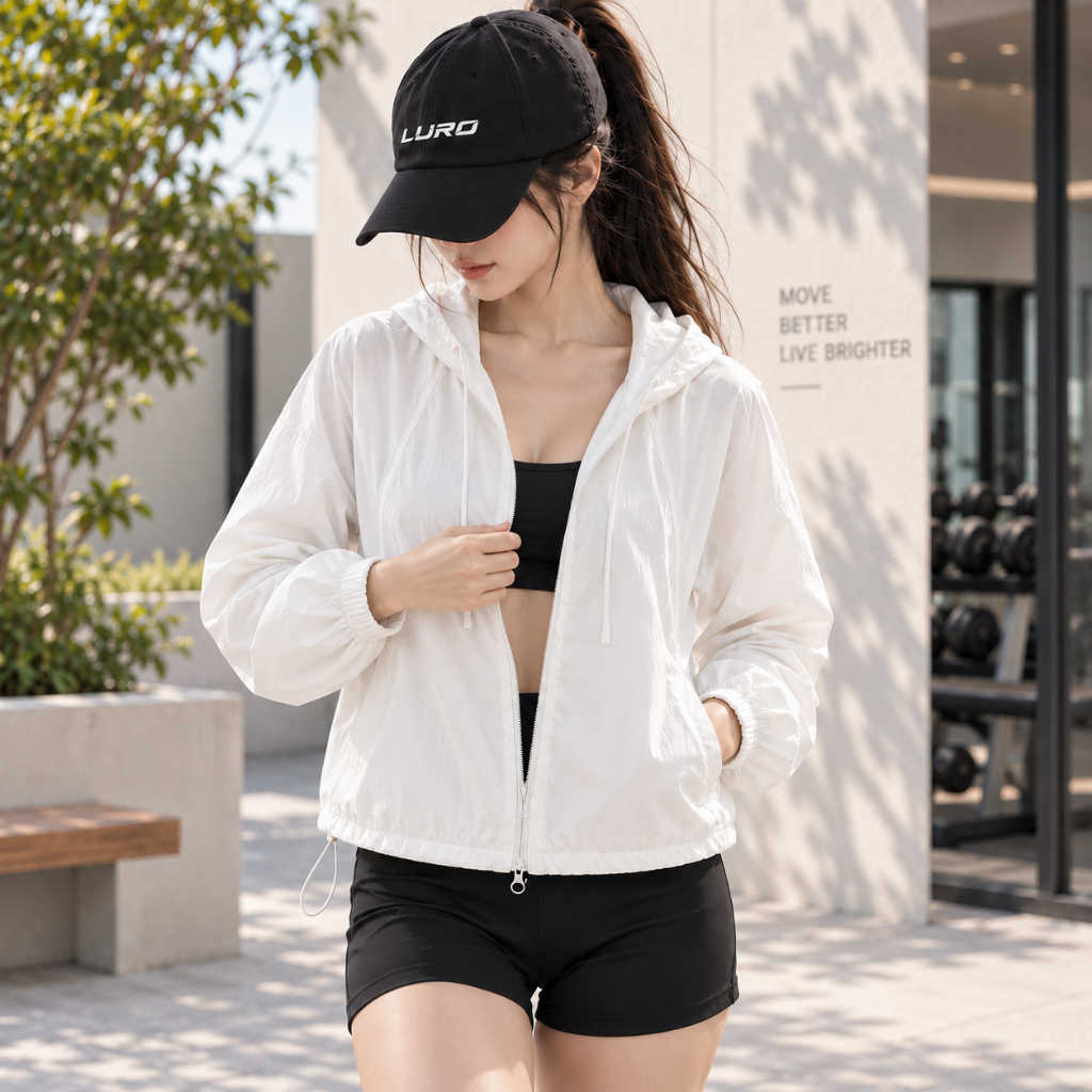 AG1 — Áo Khoác Chống Nắng Nữ 2 Lớp Có Mũ 4