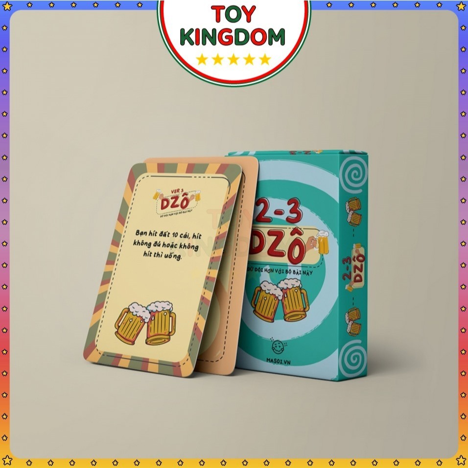 [Drinking] Bài 2-3 Dzô 35 Lá Bài Ăn Nhậu Uống Bia Trò Chơi Nhóm Bạn Tụ Họp Thẻ Bài - Toy Land