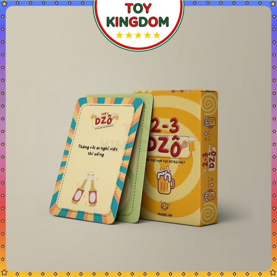 [Drinking] Bài 2-3 Dzô 35 Lá Bài Ăn Nhậu Uống Bia Trò Chơi Nhóm Bạn Tụ Họp Boardgame - Little Kobo