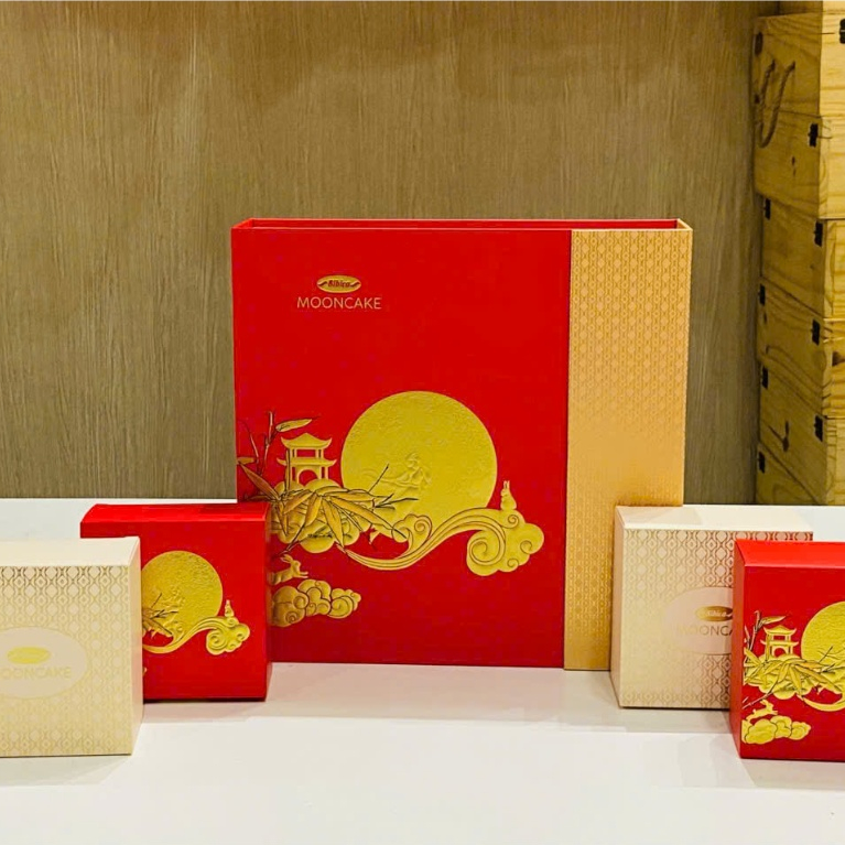 Bánh Trung Thu Bibica 2026 - Như Ý Đoàn Viên Chính Hãng | Hộp 04 Bánh 150g Cao Cấp | Quà Biếu Trung 