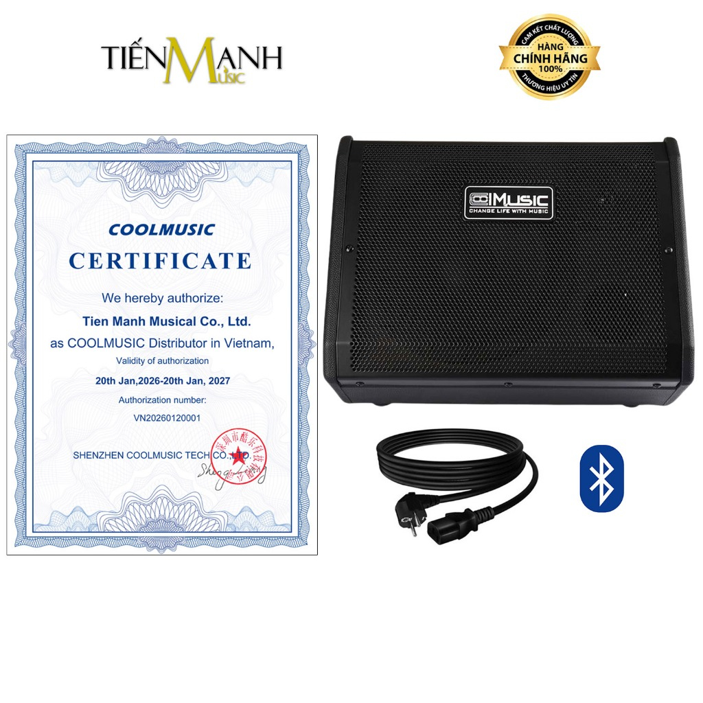 [Chính Hãng] Amply Trống Điện Tử Coolmusic DM-50 - Loa Ampli 50W Cool Music Amplifier DM50 Drum Elec