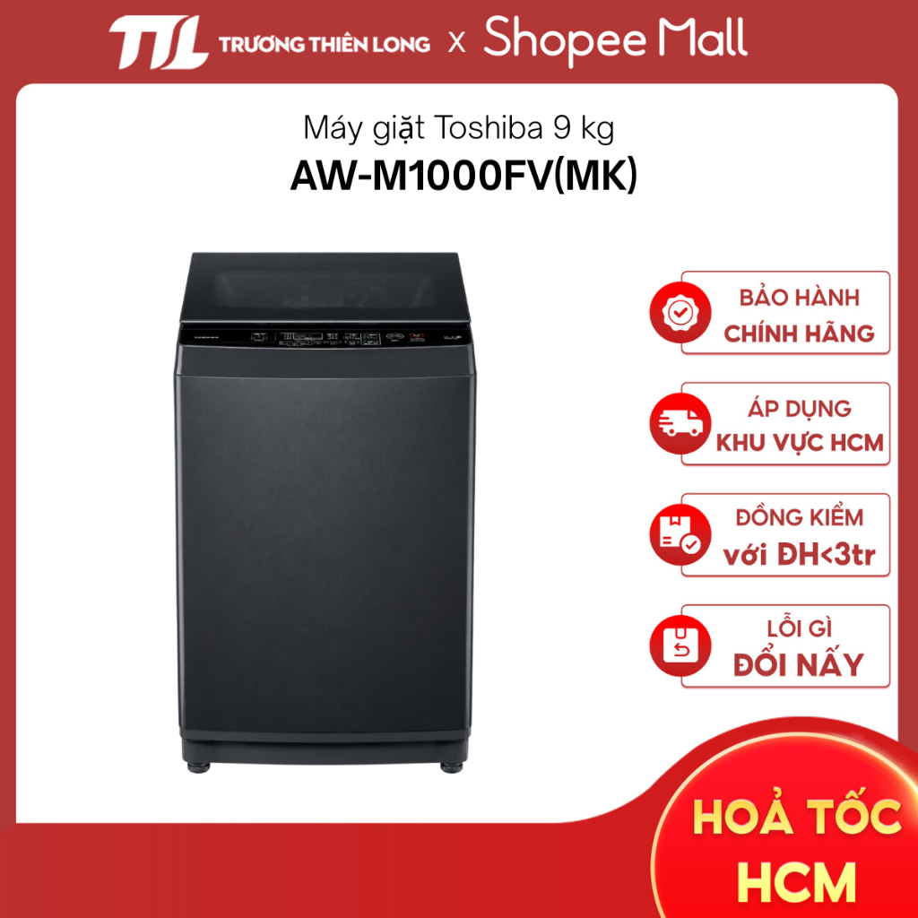 AW-M1000FV(MK) - Máy Giặt Toshiba 9 Kg AW-M1000FV(MK) [FREESHIP HCM]