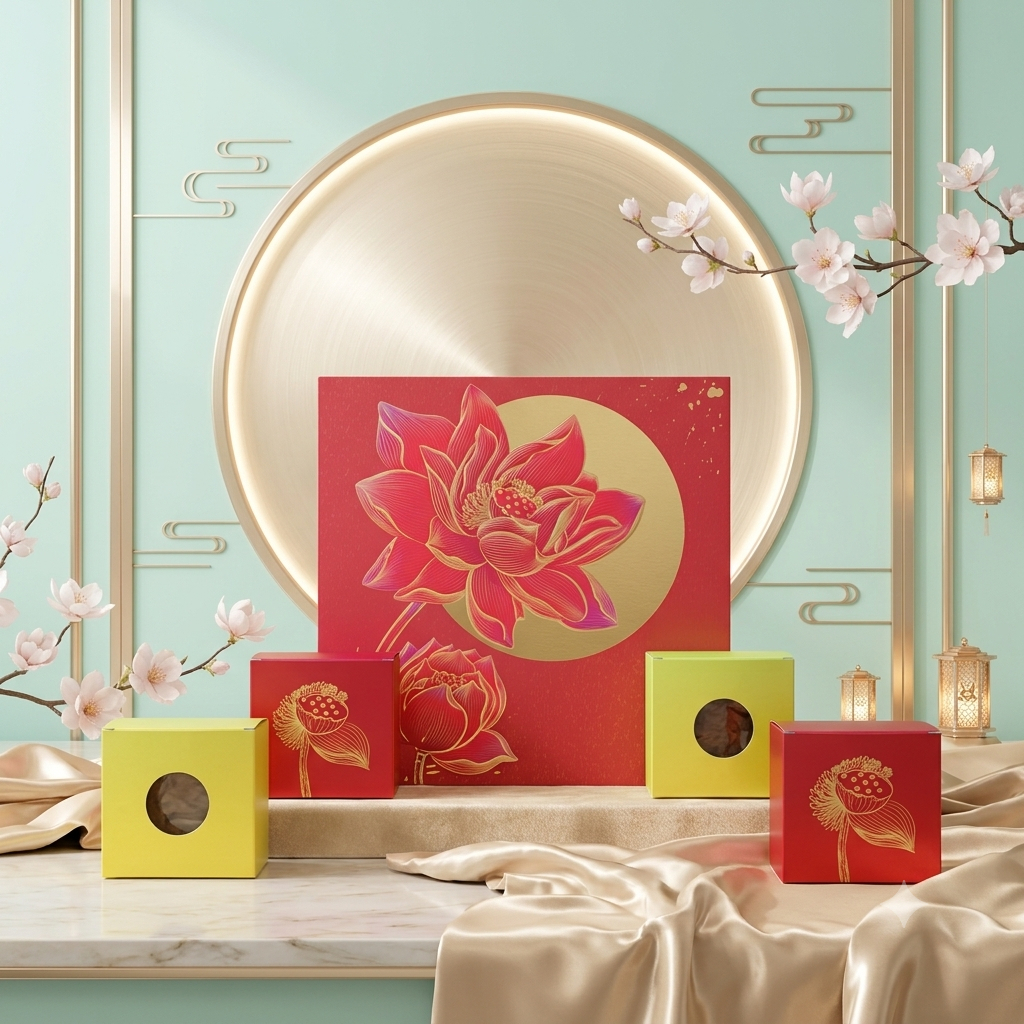 Bánh Trung Thu Bibica 2026 - Đoàn Viên Chính Hãng | Hộp 04 Bánh 150g Cao Cấp | Quà Biếu Trung Thu