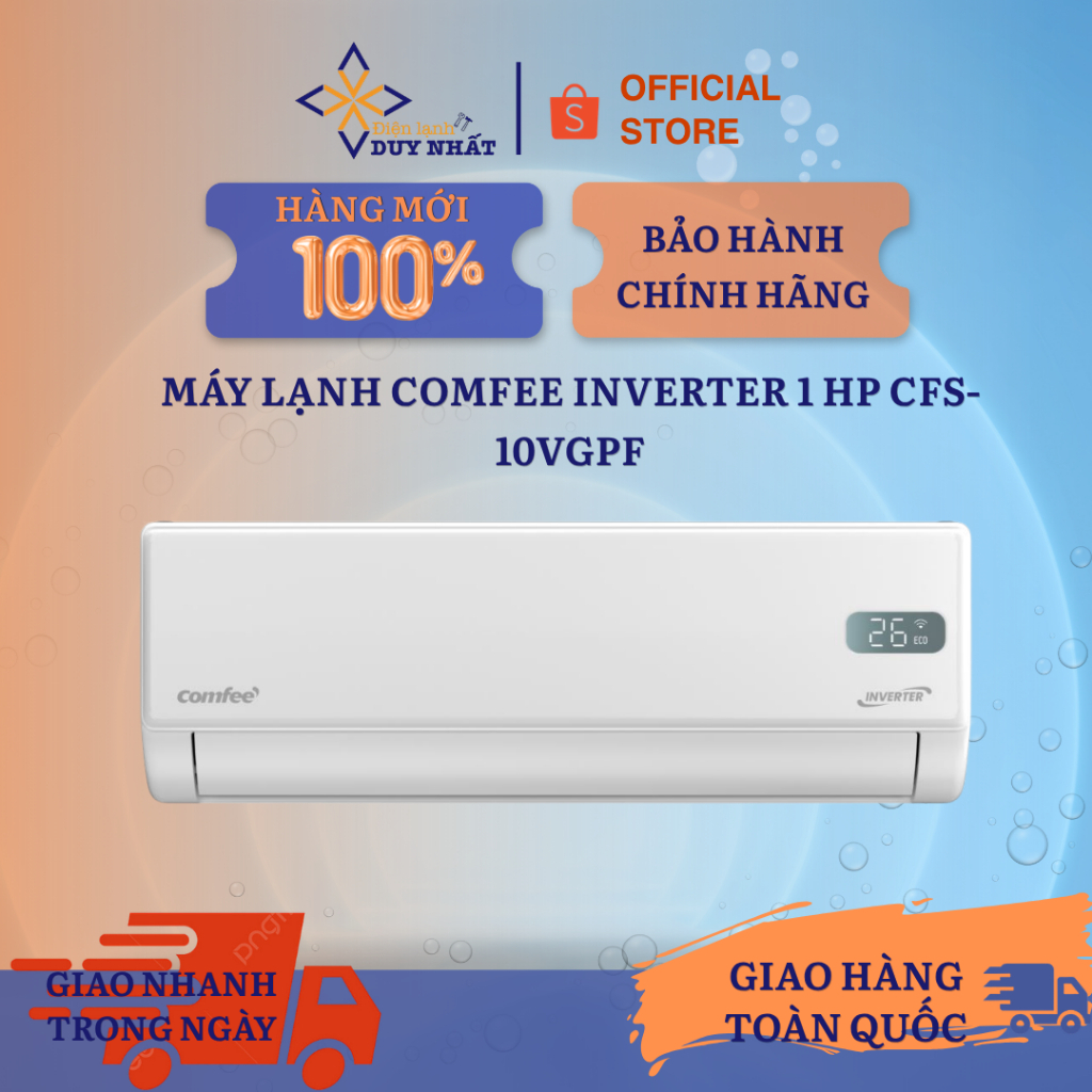 [ GIAO NHANH ] Máy lạnh Comfee Inverter 1 HP CFS-10VGPF CHÍNH HÃNG