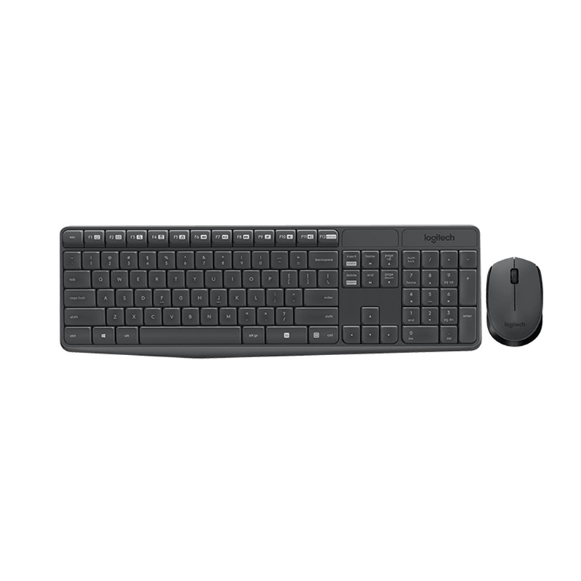 Bộ bàn phím chuột không dây Logitech MK235 Wireless