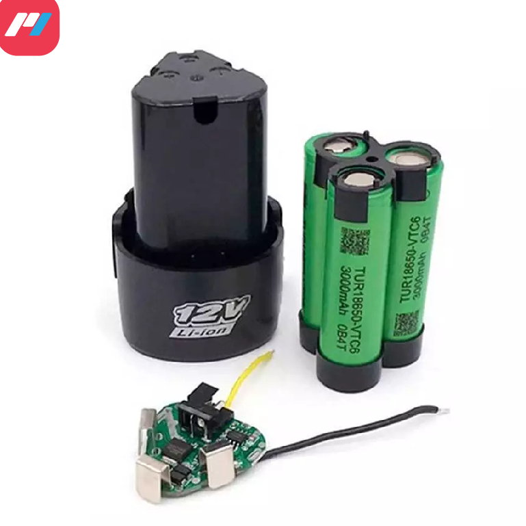 Mạch BMS 3S 12.6V 8A KXYC-3S-CMD1 Bảo Vệ Pack Pin Máy Khoan 12V, Pin 18650 3S, Tức Thời 40A
