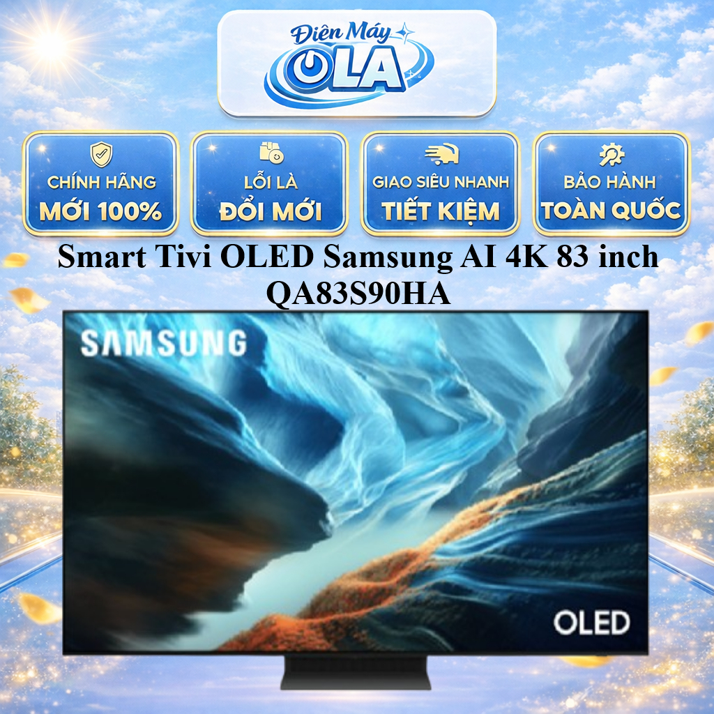 (HCM) - QA83S90HA - Smart Tivi OLED Samsung AI 4K 83 inch QA83S90HA