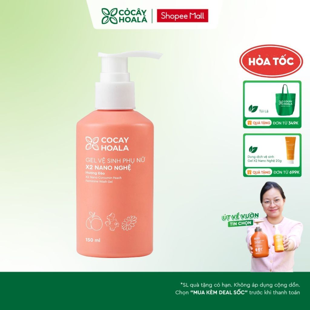 [HỎA TỐC] Dung Dịch Vệ Sinh Cỏ Cây Hoa Lá Gel x2 Nano Nghệ Làm Sạch Dưỡng Ẩm 150ml