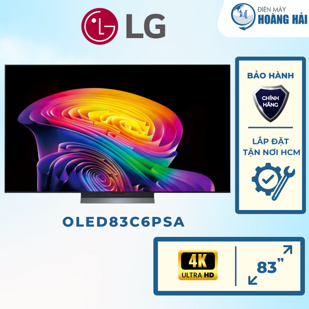 OLED83C6PSA | Smart Tivi OLED LG AI 4K 83 inch OLED83C6PSA