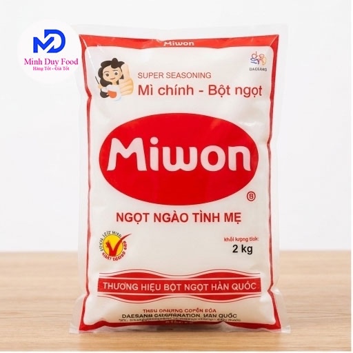 Bột Ngọt Miwon 1kg, 2kg - Mì Chính Miwon Gia Vị Nêm Nấu Ăn