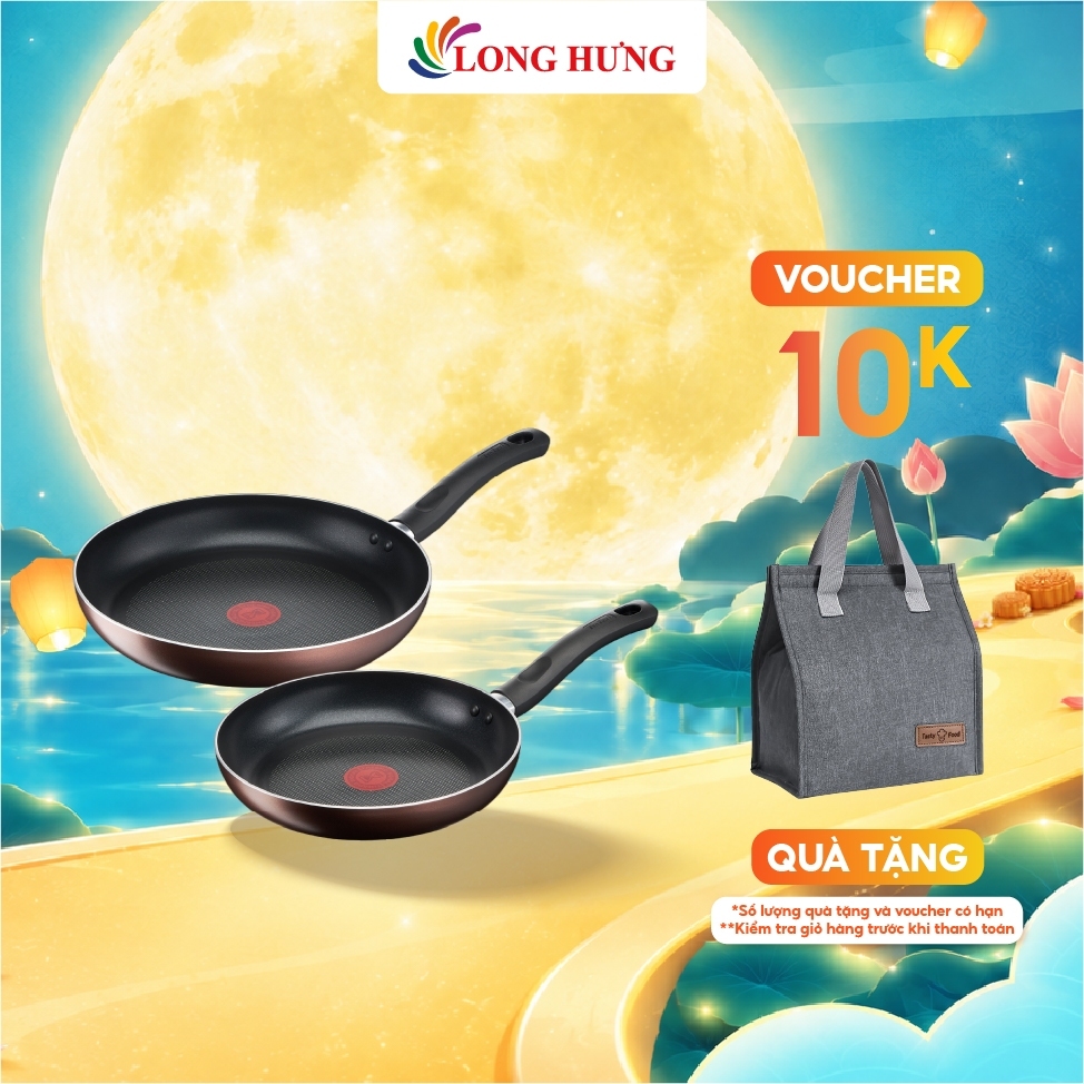Chảo chiên chống dính đáy từ Tefal Day By Day (24cm/28cm) - Hàng chính hãng