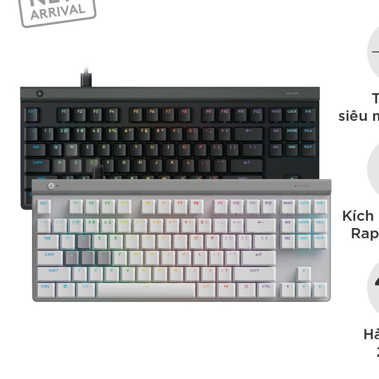 Bàn Phím Logitech G515 Rapid TKL Switch Analog Low-Profile/Rapid Trigger - BH 24 tháng HACOM PC