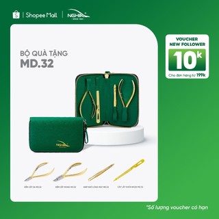 Bộ chăm sóc cá nhân 4 sản phẩm mạ vàng cao cấp kềm nghĩa md.32