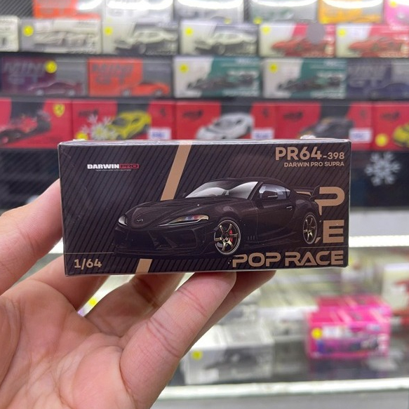 Mô hình xe ô tô Toyota Darwin Pro 66G WBK Supra A90 Carbon Edition tỉ lệ 1:64 Poprace PR640398