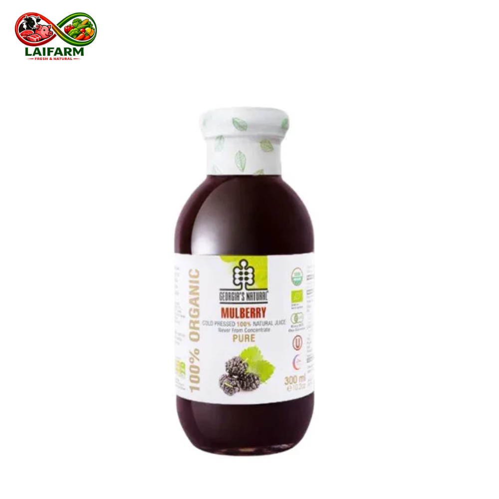 [Laifarm] Nước ép dâu tằm hữu cơ Georgia's Natural 300ml