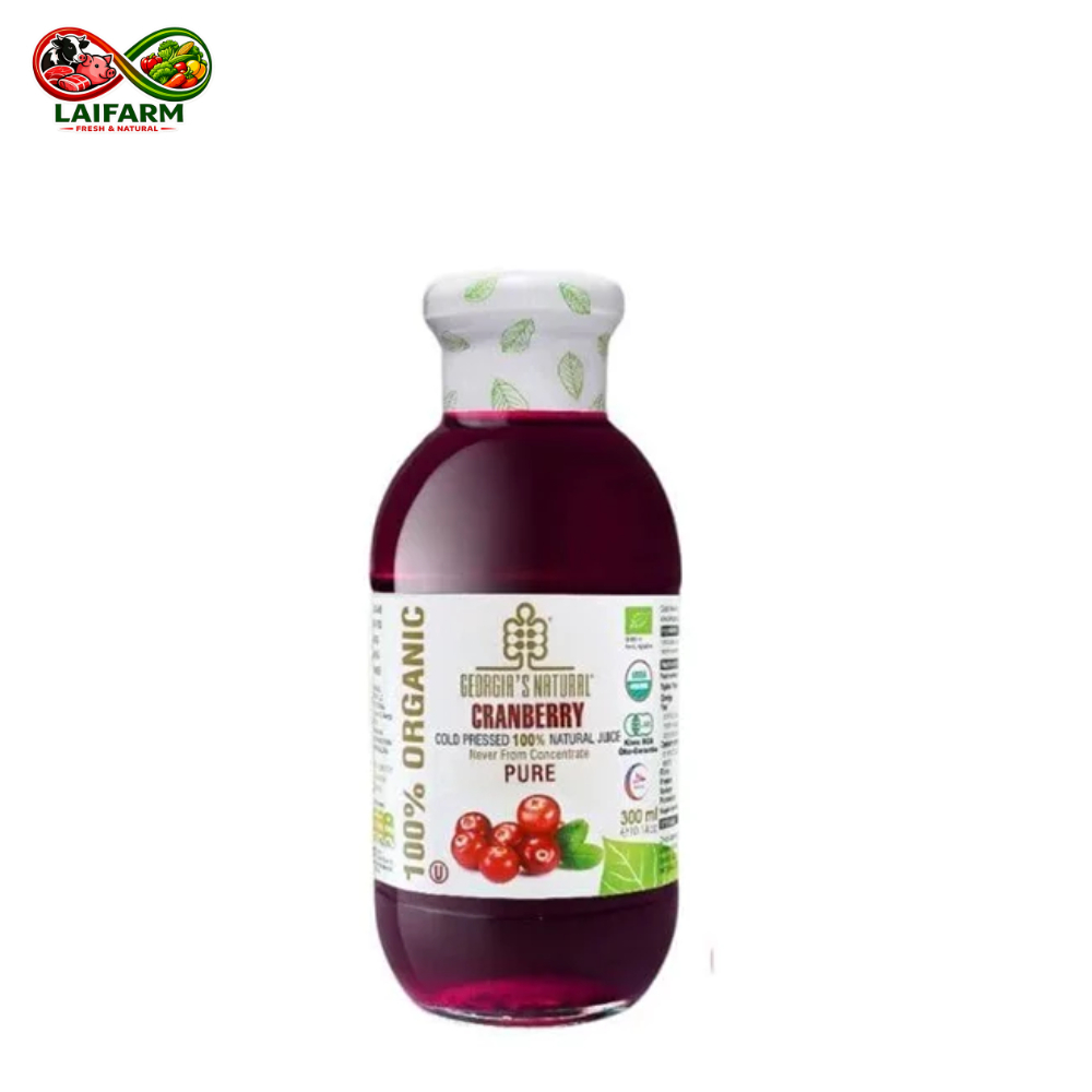 [Laifarm] Nước ép nam việt quất hữu cơ Georgia's Natural 300ml
