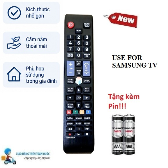 Điều khiển thay thế tương thích cho tivi Samsung DAI TỐT - Hàng tốt UA32 UA40 UA43 UA 49 UA50 UA55 Q