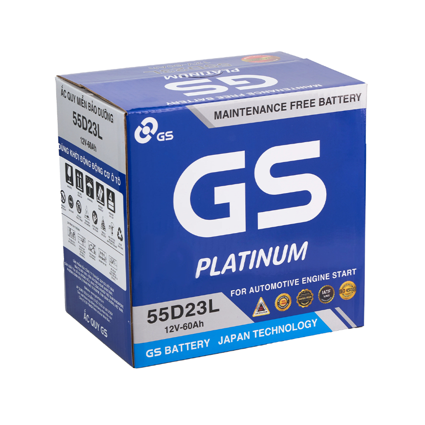 Bình GS MF 55D23L (12V-60Ah)