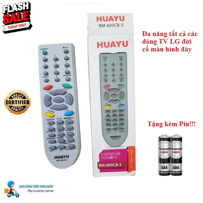 Remote Điều khiển tivi LG đa năng tất cả các đời tivi cổ màn hình dày- Hàng mới 100% Tặng kèm Pin