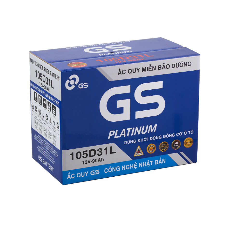 Bình GS MF 105D31L (12V-90Ah)