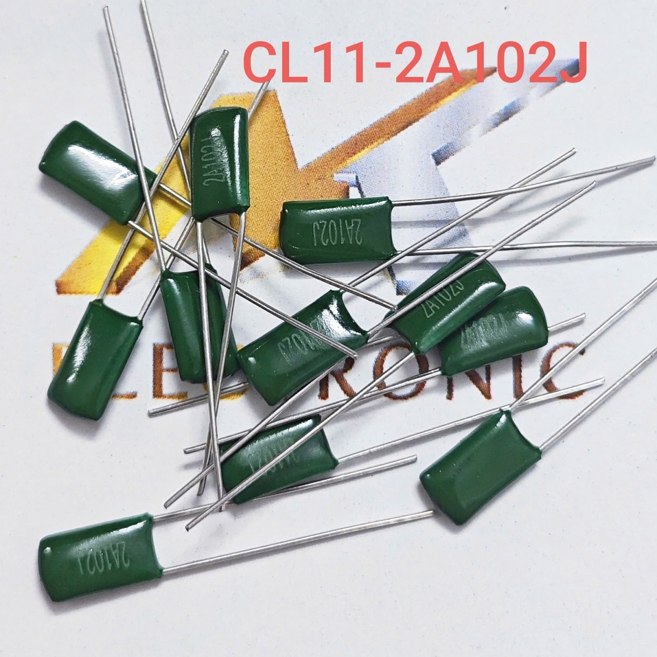 (Combo 20 cái) Tụ CL11 100V 2A102J 0.001UF 5%