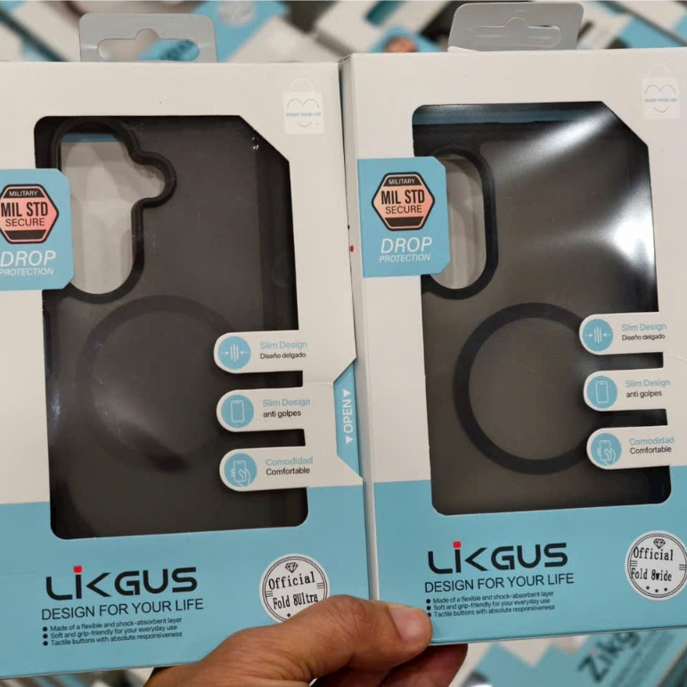 (Z Fold 8 / Fold 8 Ultra) Ốp Lưng Likgus Cho Samsung Galaxy - Bảo Vệ Bản Lề, Tích Hợp MagSafe Chống 