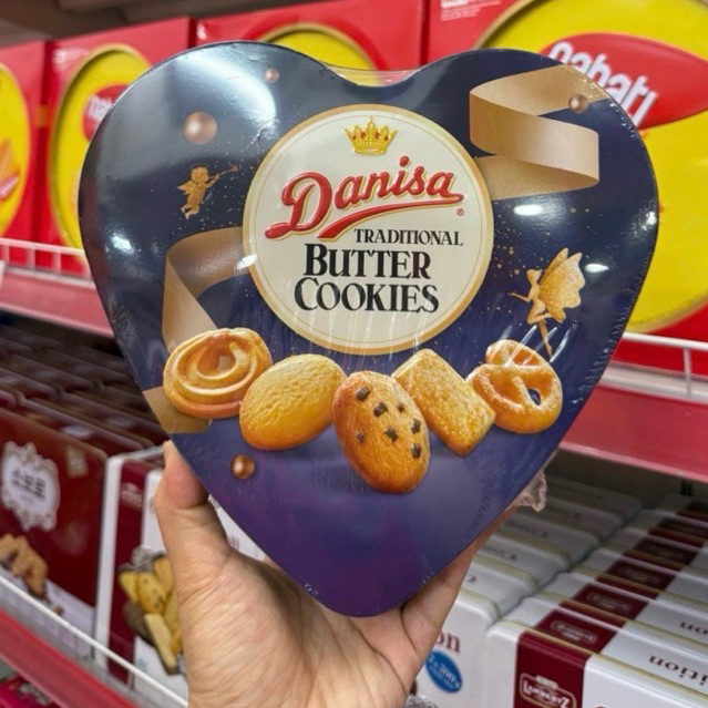 Bánh quy bơ Danisa Trái Tim 132g