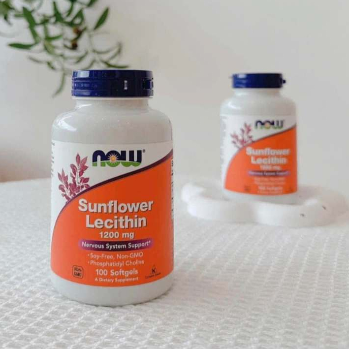 Viên uống Now Sunflower Lecithin 1200mg