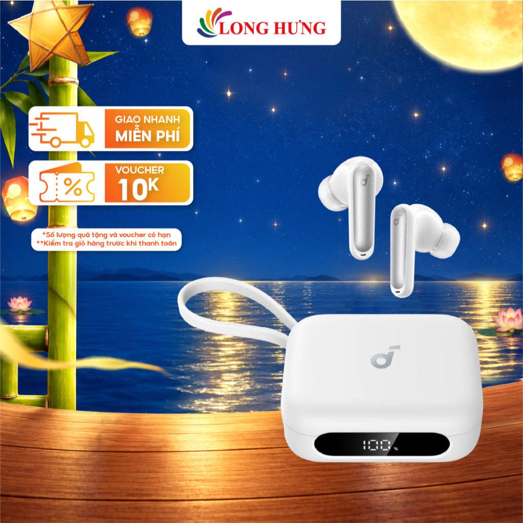 Tai nghe Bluetooth True Wireless Anker Soundcore P41i A3937 - Hàng chính hãng