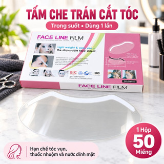 Hộp 50 Miếng Dán Chống Dính Thuốc Nhuộm, Miếng Dán Bảo Vệ Trán, Mắt, Da Mặt Khi Làm Hóa Chất Cho Barber Và Salon