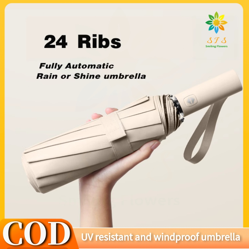 Ô dù che mưa nắng nan ngược chống lật Nason Umbrella, ngăn 99% UV, đóng mở 1200 lần, khắc tên cán ô