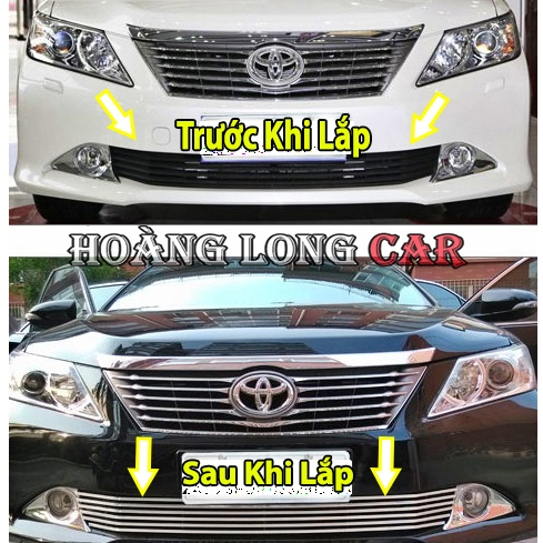 Ốp Bảo Vệ & Trang Trí Ca Lăng Dưới Camry 2012 2013 2014 - Phụ Kiện Toyota Camry 2012 2013 2014