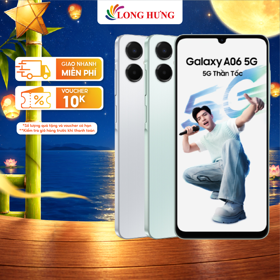 Điện thoại Samsung Galaxy A06 5G - Hàng chính hãng