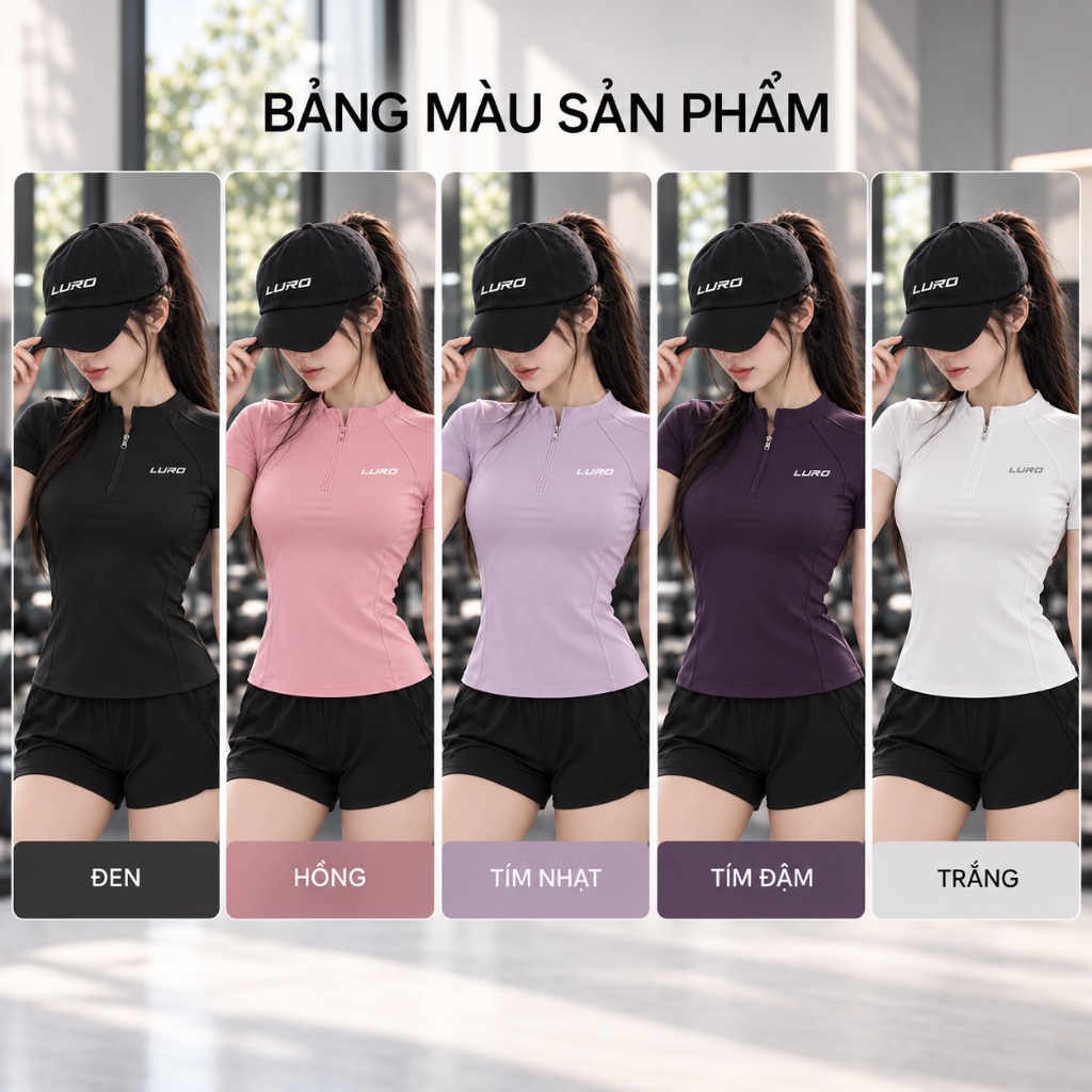 A6 — Áo thun thể thao nữ phối lưới 6