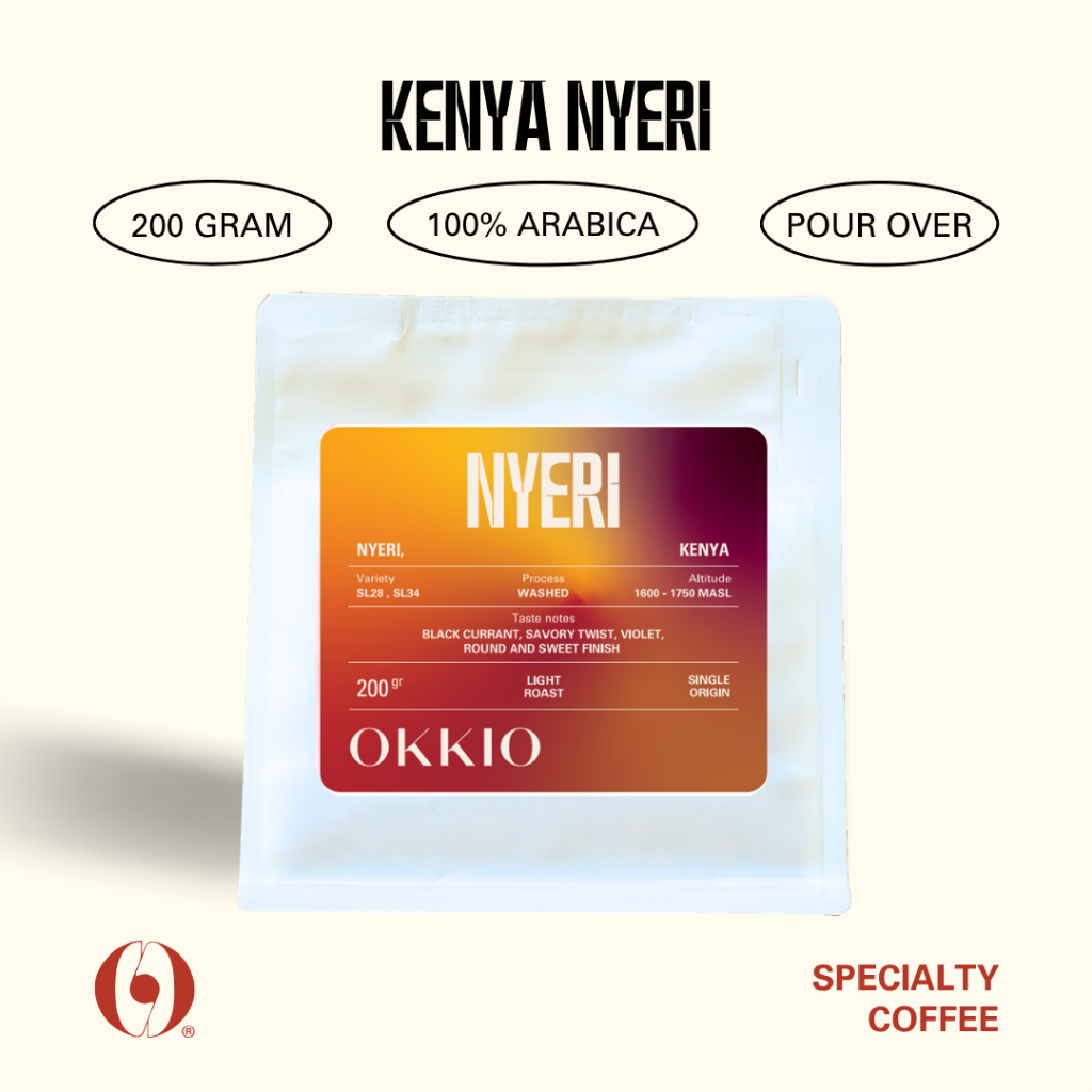 OKKIO Cà phê Arabica Kenya Nyeri 200gr