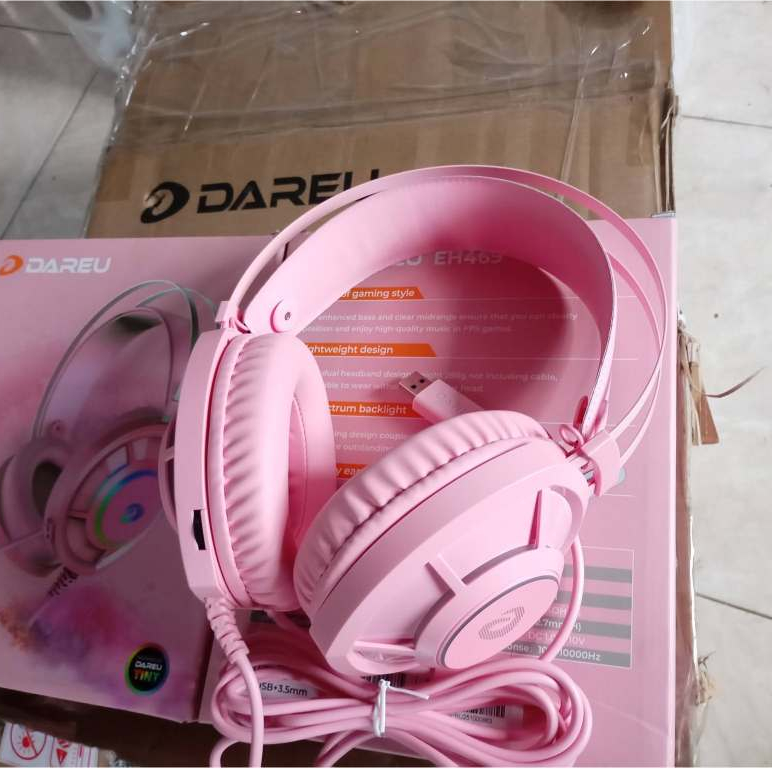 Tai Nghe Gaming EH469 Mirror Queen – Màu Hồng Nữ Hoàng, dành cho Streamer